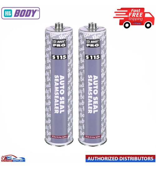 2x HB Body S115 Seam Sealer Cartridge1K Car Body Sealer 300ML Air Drying System